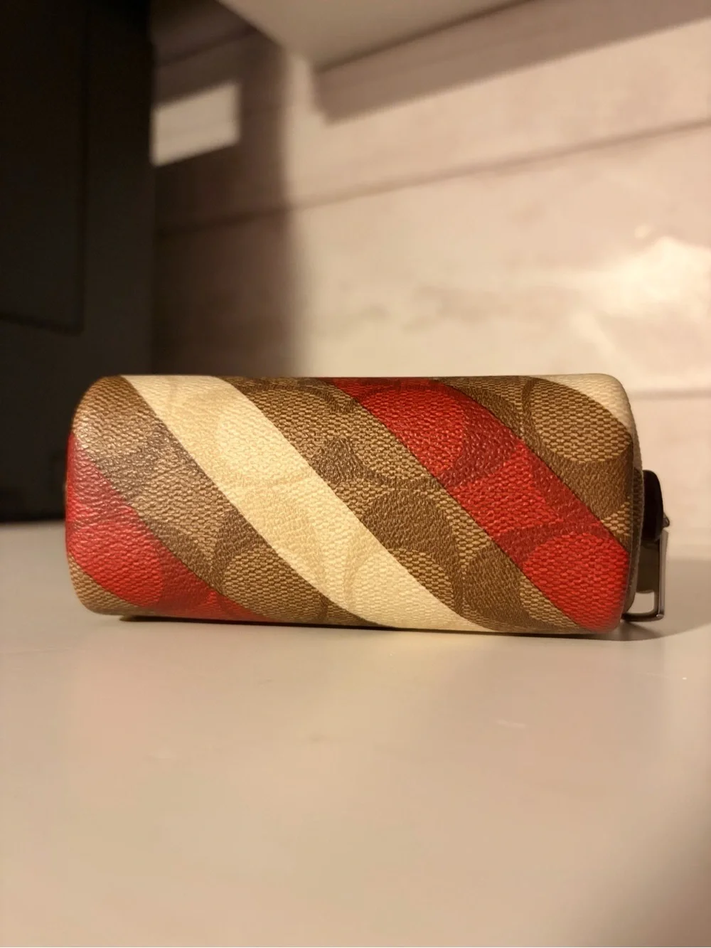 C1389 Coach mini boxy cosmetic pouch